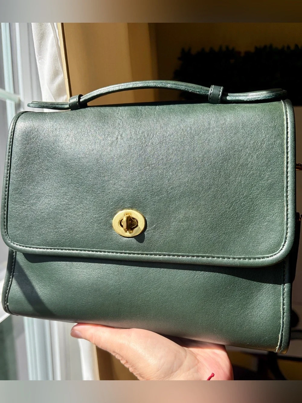Vintage Coach Court bag